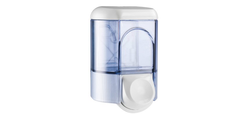 Dispenser per sapone liquido Mar Plast Trasparente, bianco