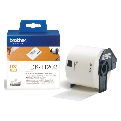 Brother DK-11202 Authentic Shipping Labels Self Adhesive White 62 x 100 mm 300 Labels