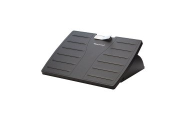 Fellowes Adjustable Footrest 4,445 x 3,334 x 1,111 mm Black, Silver