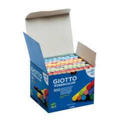 GIOTTO Chalk Robercolor Assorted Pack 100