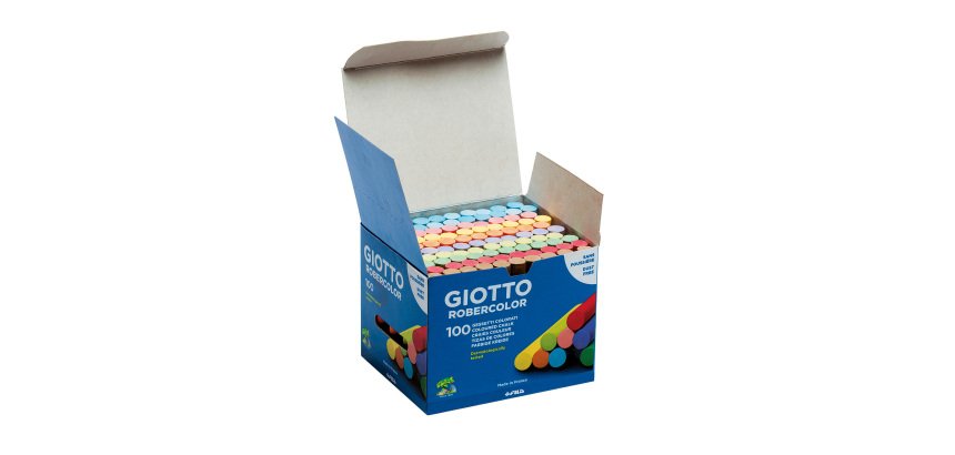 GIOTTO Chalk Robercolor Assorted Pack 100