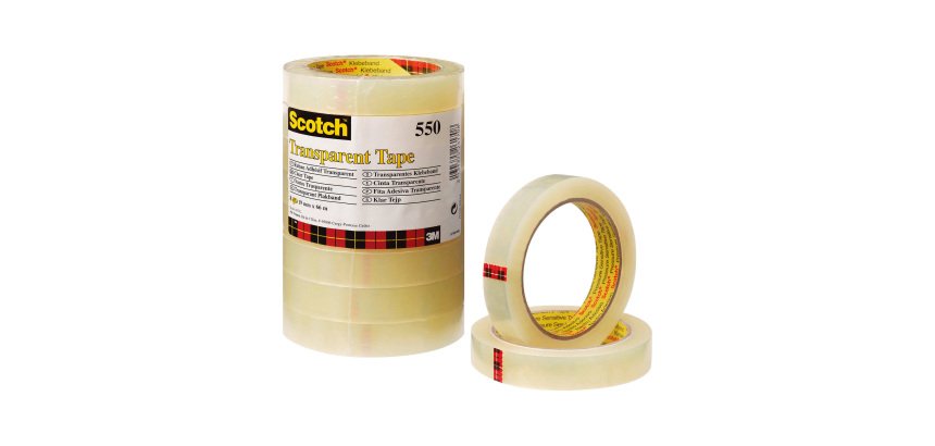 Scotch Office Tape Self-adhesive, Solvent-free Polypropylene Film 19 mm x 66 m Transparent 8 Rolls