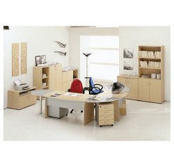 Scrivania contemporanea acero 1.400 x 840 x 720 mm