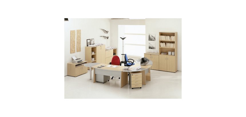 Scrivania contemporanea acero 1.400 x 840 x 720 mm