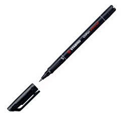STABILO Porous Point Pen 841 Conical Black Pack 10