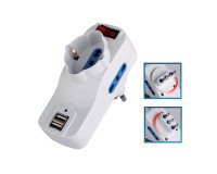 En_adatt rot. 16a 2x2p tbip sch bip usb