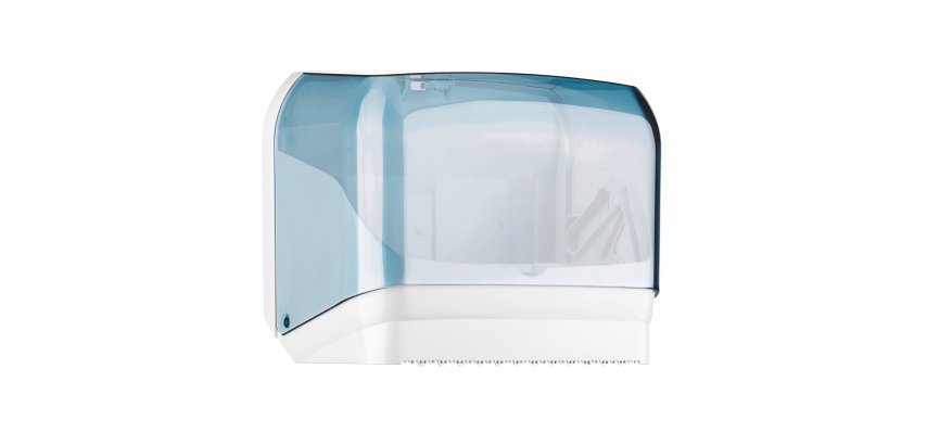 Dispenser per asciugamani abs antiurto trasparente 300 (l) x 251 (h) mm
