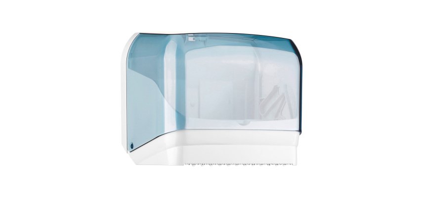 Dispenser per asciugamani abs antiurto trasparente 300 (l) x 251 (h) mm