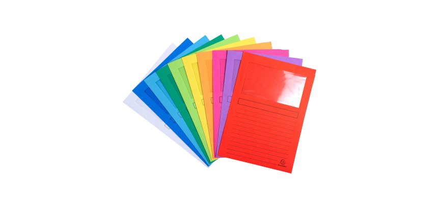 Exacompta Folder A4 Assorted 120 g/m² Cardboard 10 Pieces