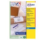 Etichette adesive Avery in carta bianca 99,1x67,7mm, 8 etichette per foglio, adesivo permanente, inkjet, 25 fogli