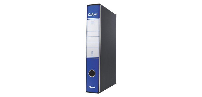 Registratore Protocollo dorso 5 cm Oxford Esselte in cartone 2 anelli A4 blu 6 pezzi