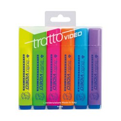 Tratto Highlighters Yellow / Green / Blue / Pink