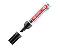 Marcatore permanente edding 500 punta a scalpello nero