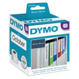 Dymo LW S0722480 / 99019 Authentic Lever Arch Labels White 59 x 190 mm 110 Labels