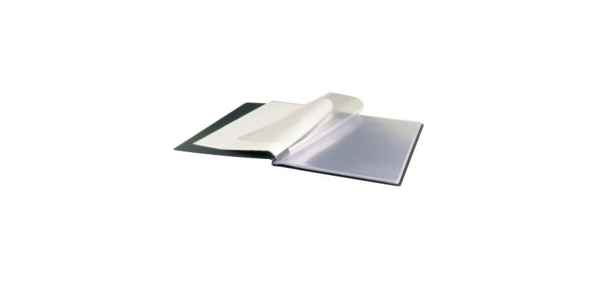 Portalistini con copertina rigida A4 blu 24 buste / 48 viste