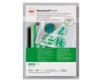 GBC Laminating Pouch A4 Glossy 2 x 125 (250 Microns) Transparent Pack of 100