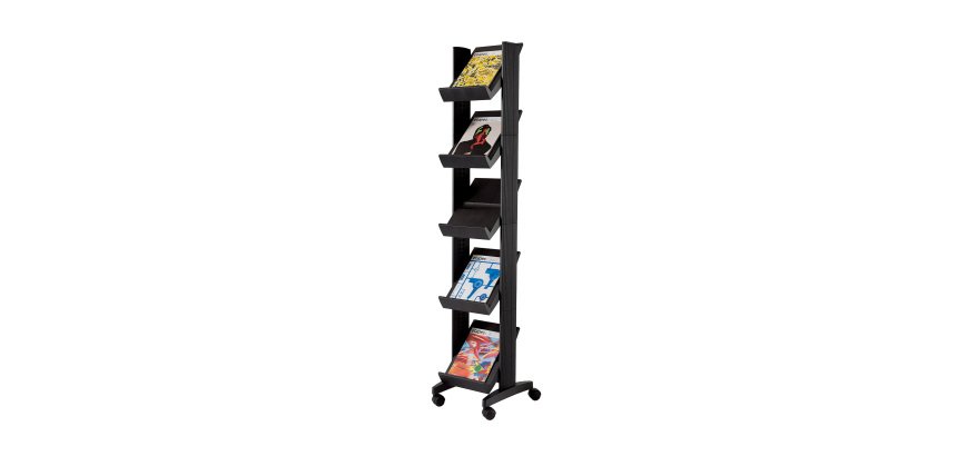 Espositore da terra Paperflow A4+ nero