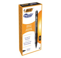 BIC 829157 Gel Pen Black Box 12