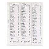 FAVORIT Envelopes for receipts A4 Transparent pp 10 pieces