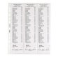 FAVORIT Envelopes for receipts A4 Transparent pp 10 pieces