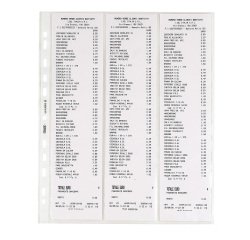 FAVORIT Envelopes for receipts A4 Transparent pp 10 pieces