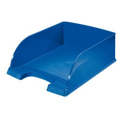 Leitz Plus Letter Tray 5233 Jumbo A4 Blue 25.5 x 35.7 x 10.3 cm