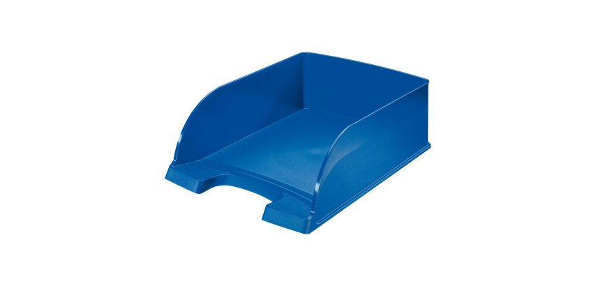 Leitz Plus Letter Tray 5233 Jumbo A4 Blue 25.5 x 35.7 x 10.3 cm