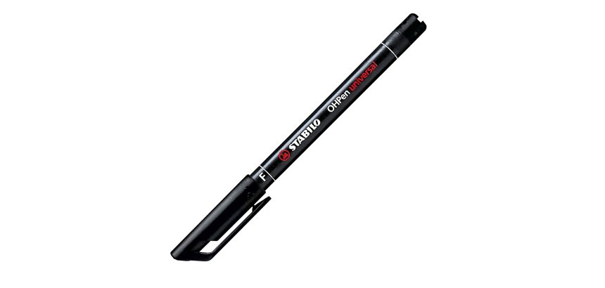 STABILO 842/46 OHP Marker Fine Black Pack of 10