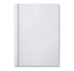 Copertine ThermaBind GBC A4 pvc bianco 100 unità 8mm per rilegare fino a 60 fogli