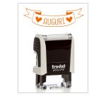Timbro Trodat Printy 4910 "Auguri" bianco