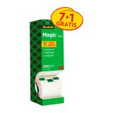 Scotch Magic Tape 19mm x 33m Invisible Value Pack 7+1 Free Rolls