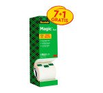 Scotch Magic Tape 19mm x 33m Invisible Value Pack 7+1 Free Rolls