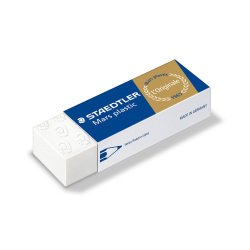 STAEDTLER Rubber Mars plastic White 20 Pieces