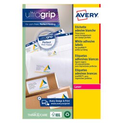 Avery L7162-100 Address Labels Self Adhesive 99.1 x 33.9 mm White 100 Sheets of 16 Labels