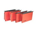 Cartelle Sospese Cartesio per Armadi interasse 33 cm, Fondo ad U 3 cm, Confezione da 25 p.zi, Colore Arancio