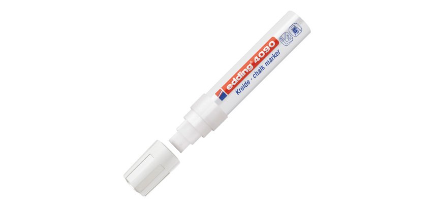 edding Marker Pen 4090 Wedge tip Black