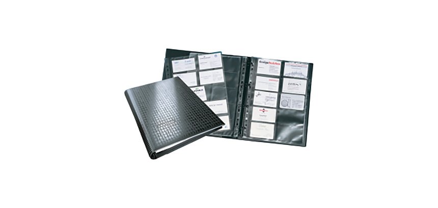 Portabiglietti da visita DURABLE Visifix Centium Trasparente 200 Biglietti 14,5 x 4,5 x 25,5 cm