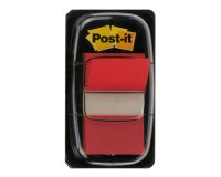 Index Post-it Medio Rosso senza rigatura non perforato 25,4 x 43,2 mm 2,54 x 4,32 cm 70 g/m² 50 segnapagina