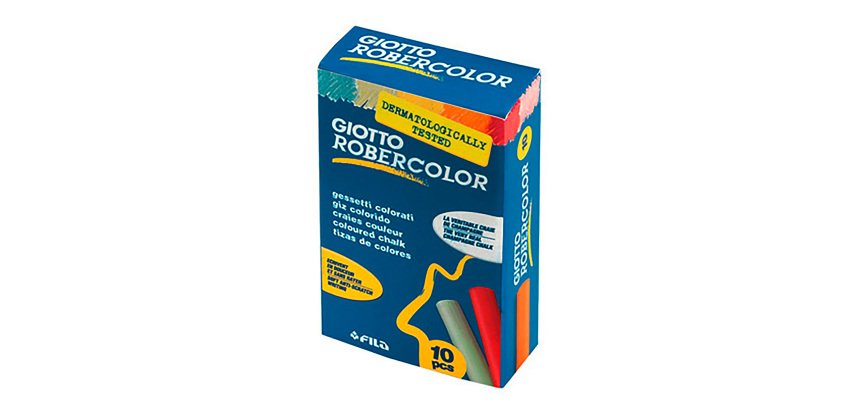GIOTTO Chalk Robercolor Assorted Pack 10