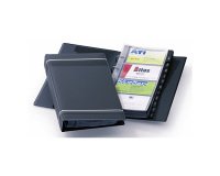 Portabiglietti da visita DURABLE Visifix Antracite 200 Biglietti 14,5 x 25,5 cm