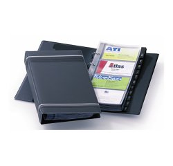 Durable Visifix Business Card Album Charcoal