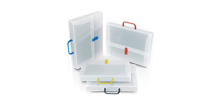 Valigetta bianco polionda 38 x 28 cm