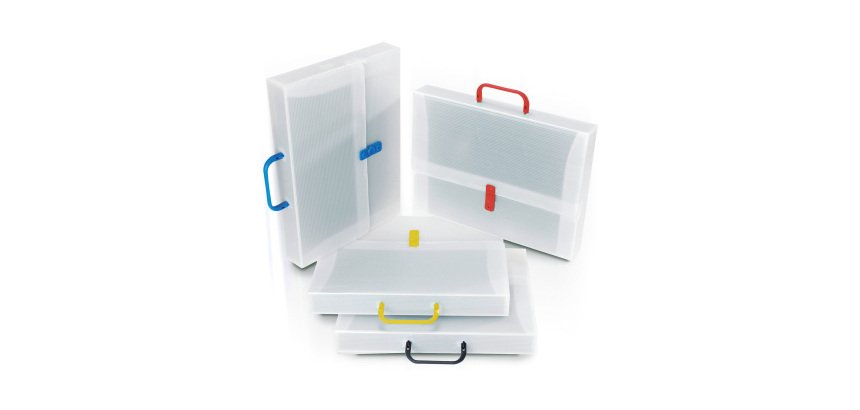 Valigetta bianco polionda 38 x 28 cm