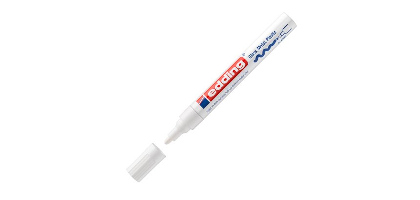 Marcatore a vernice Edding 750 punta tonda 2-4 mm
