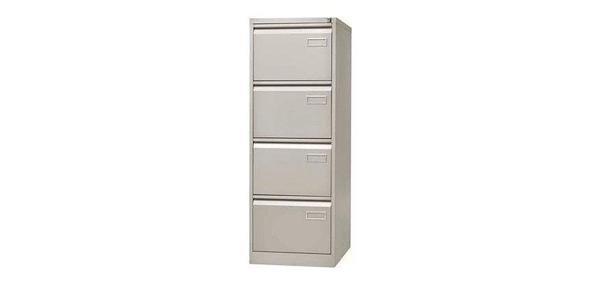 Classificatore per cartelle sospese 4 cassetti grigio 470 x 622 x 1.321 mm