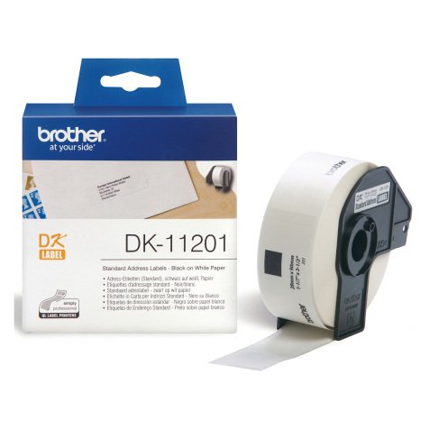 Etichette Brother Per indirizzi DK-11201 29 x 90 mm bianco 400 etichette