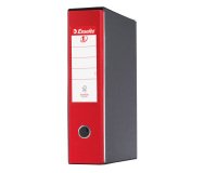 Registratore Protoccolo dorso 8 cm G55 Eurofile Esselte in cartone rivestito in PP 2 anelli A4 rosso