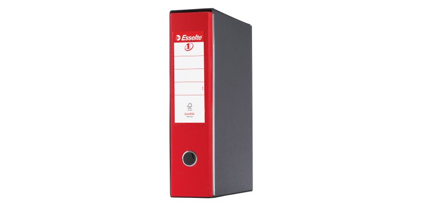Registratore protocollo dorso 8 cm rosso Eurofile Esselte in confezione convenienza 11+1 in omaggio
