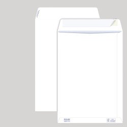 Buste a sacco Pigna C4 80 g/m² bianco senza finestra autosigillante 500 unità