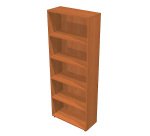 Avila bookcase, low or high, 32 cm high, in two widths